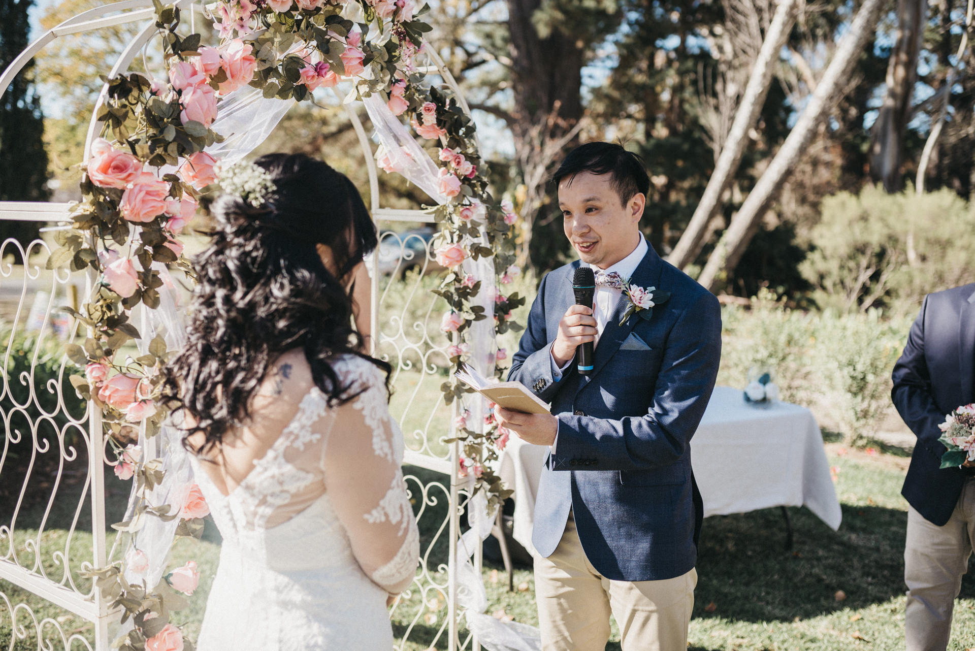 vows bowral outdoors ceremony