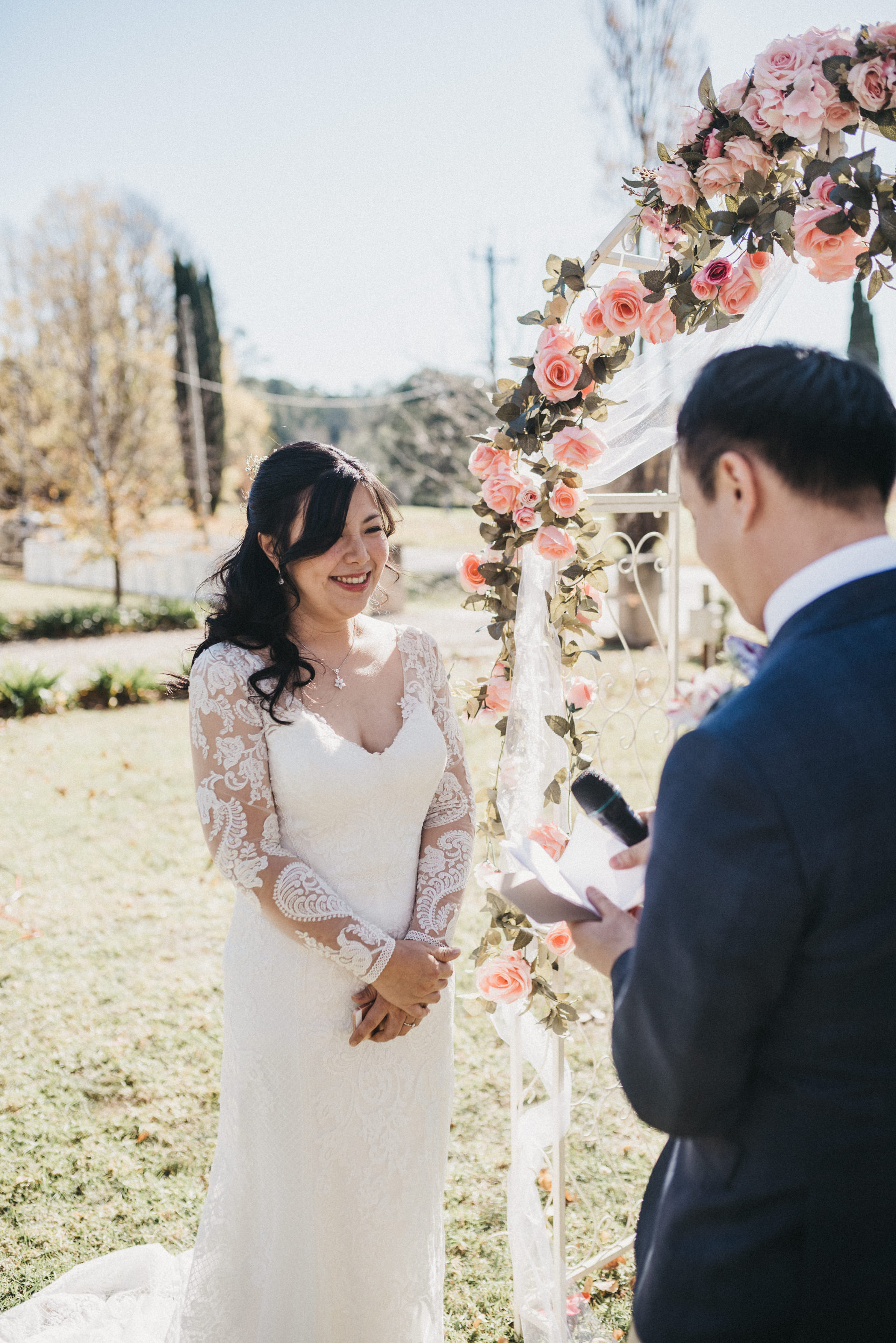 vows bowral outdoors ceremony