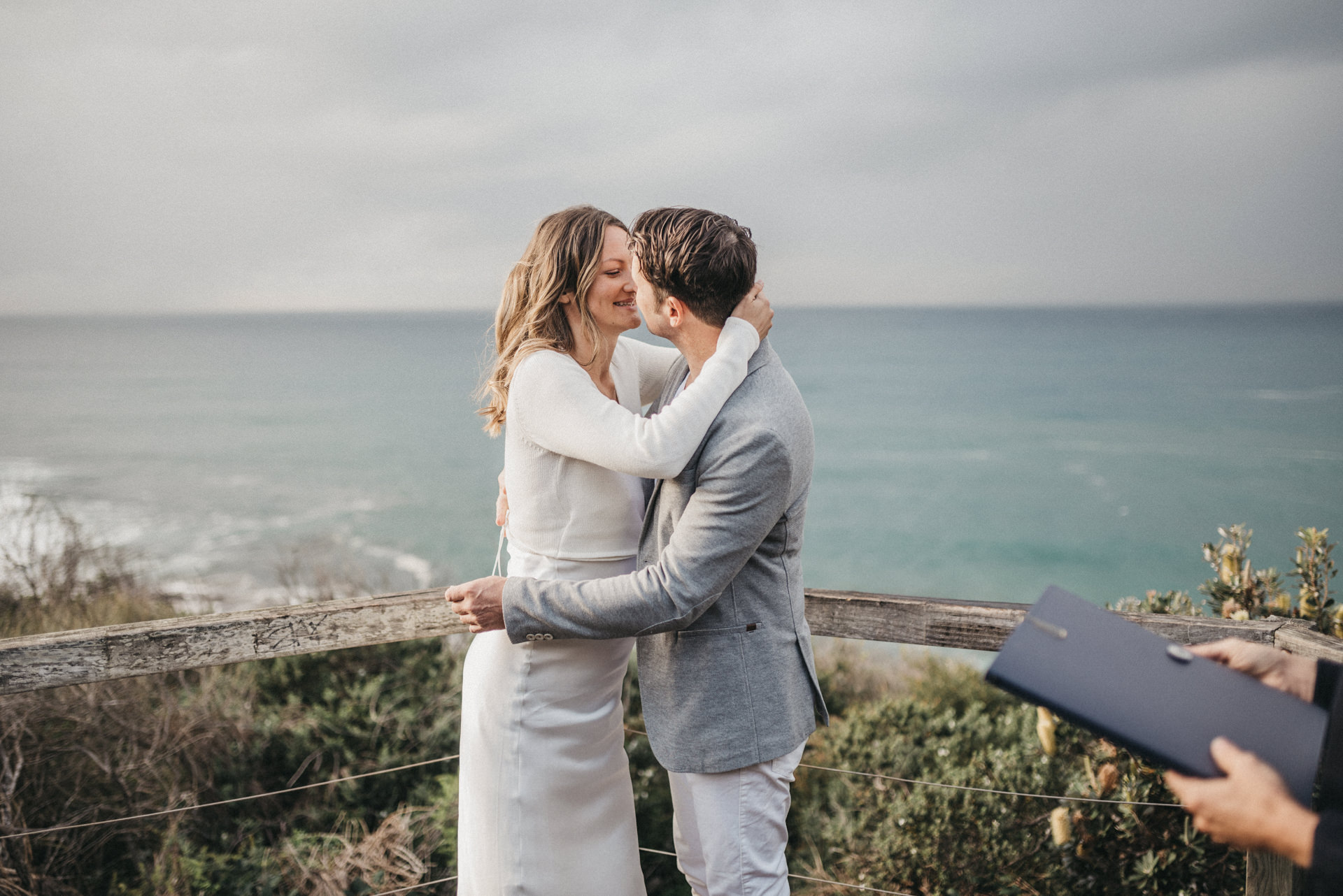 elopement by the beach