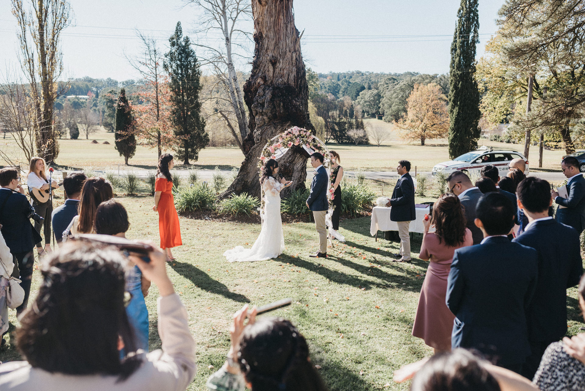 bowral outdoors ceremony