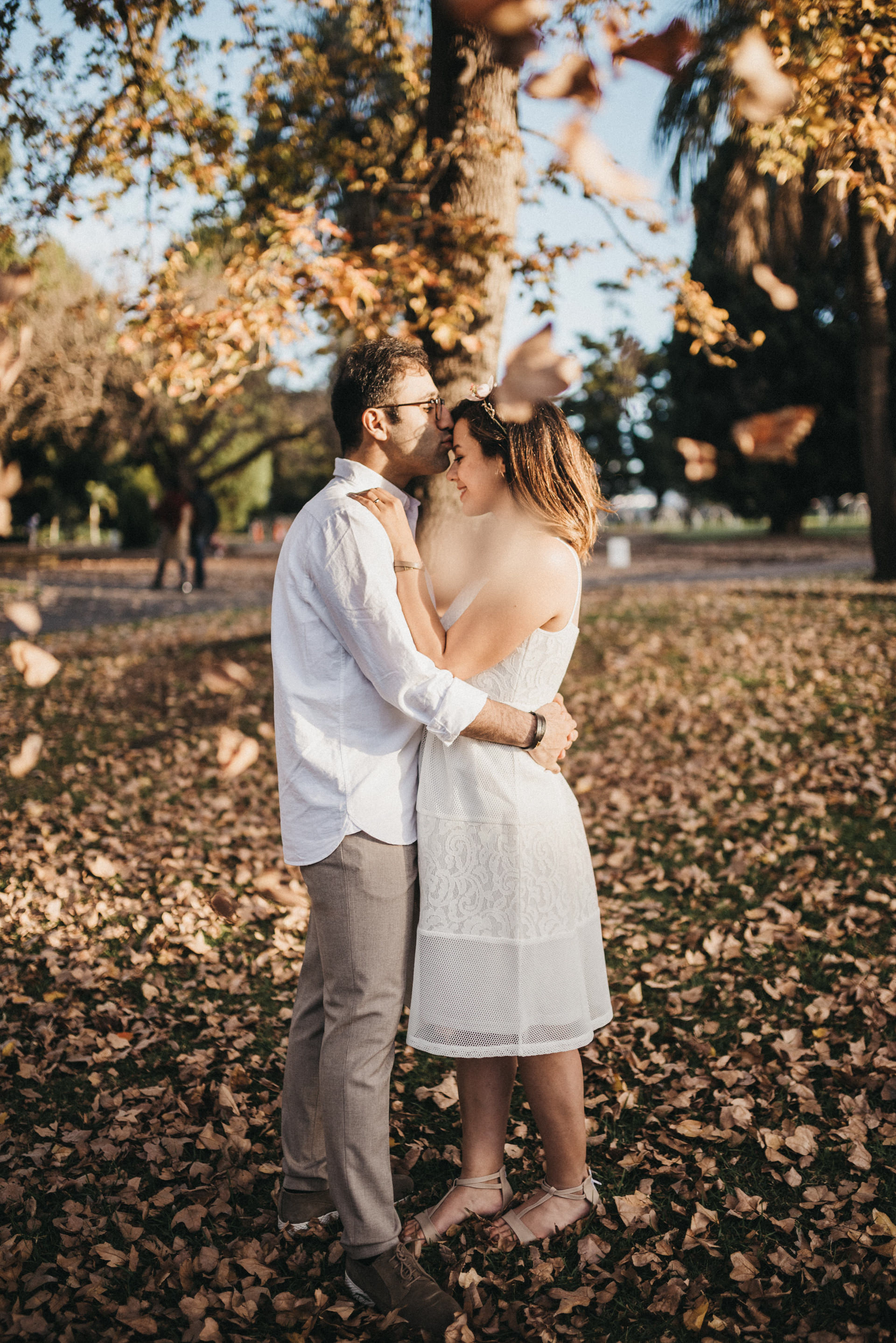 royal botanical garden sydney engagement session