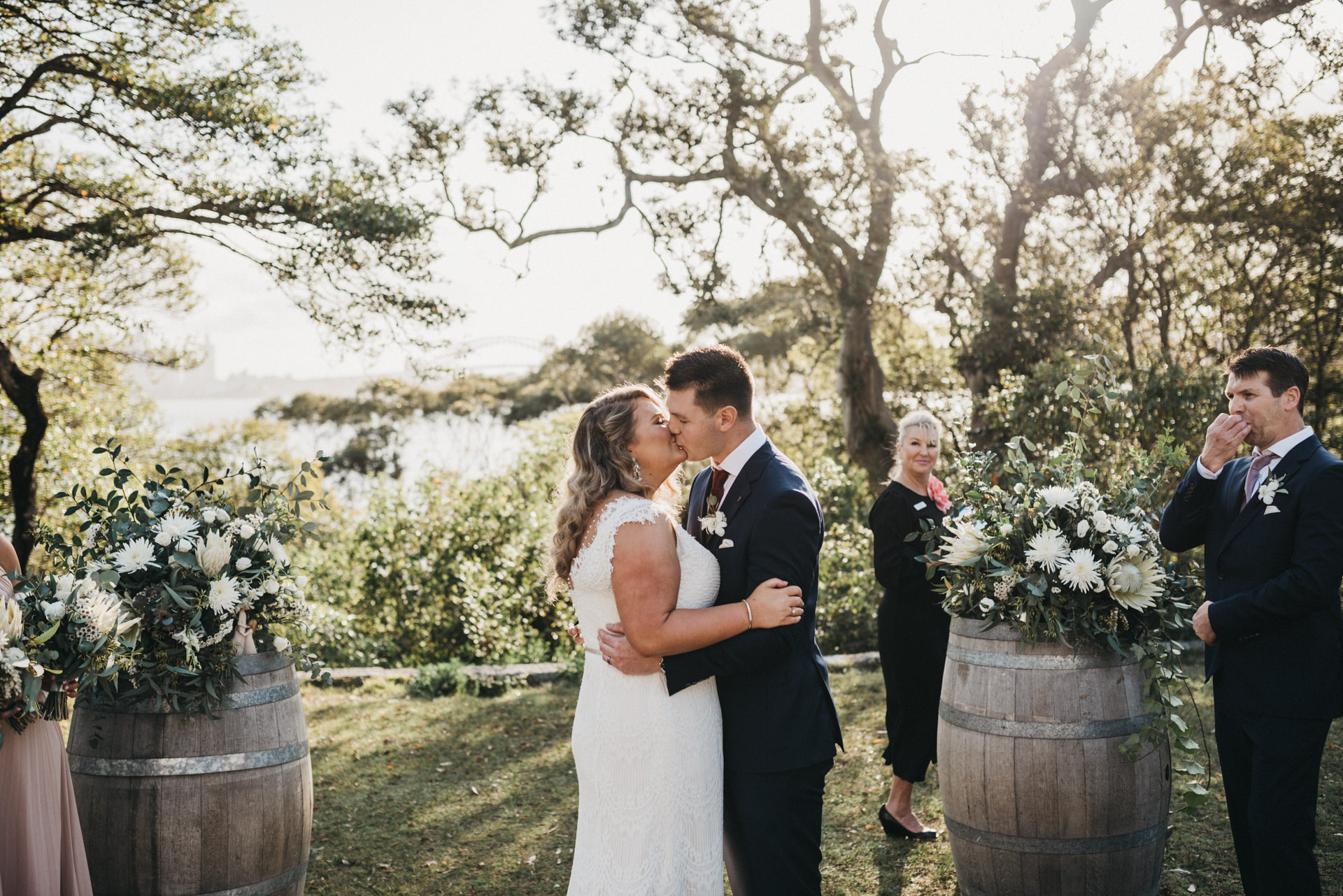 outdoors wedding ceremony
