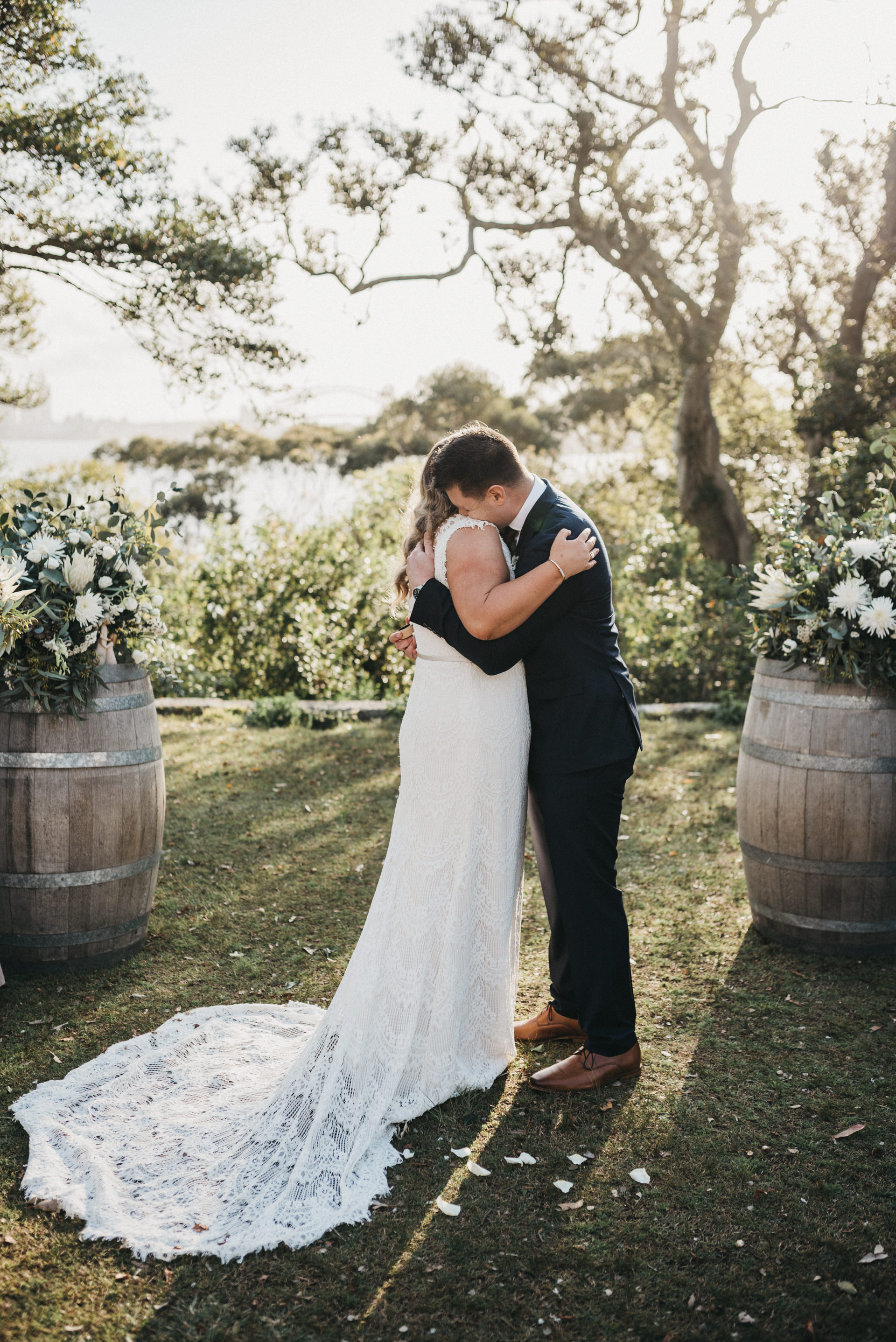 outdoors wedding ceremony