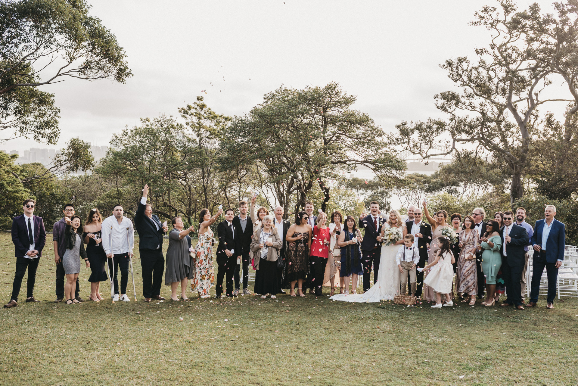 outdoors wedding ceremony